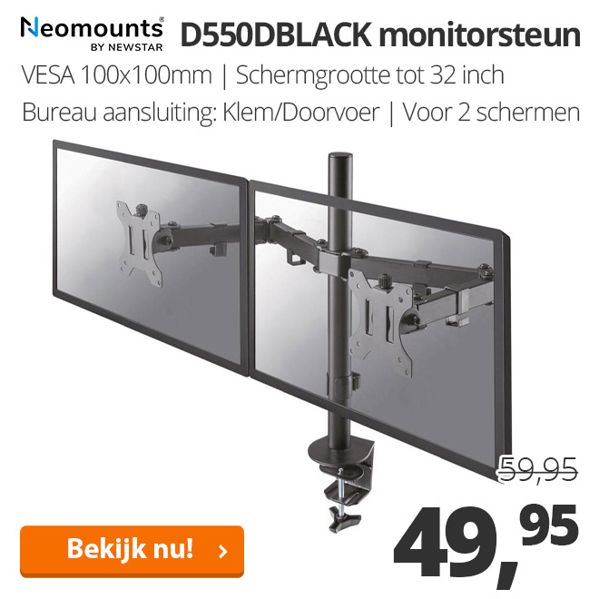 Neomounts by Newstar monitor bureausteun - FPMA-D550DBLACK